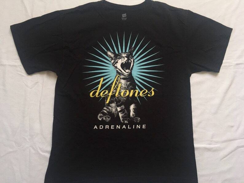 Deftones Around The Fur Cat Band Vtg Black Unisex Tshirt Gift For Fan KH6156 XL