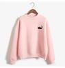 2024 Lässiges Sweatshirt mit Katzenprint und Rundhalsausschnitt - Ohne Kapuze, Lockere Passform, Heiß verkaufendes Top