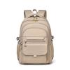 New Solid Color Middle School Student Schoolbag Simple Large-capacity Travel Backpack Women's Leisure Outdoor Travel Backpack