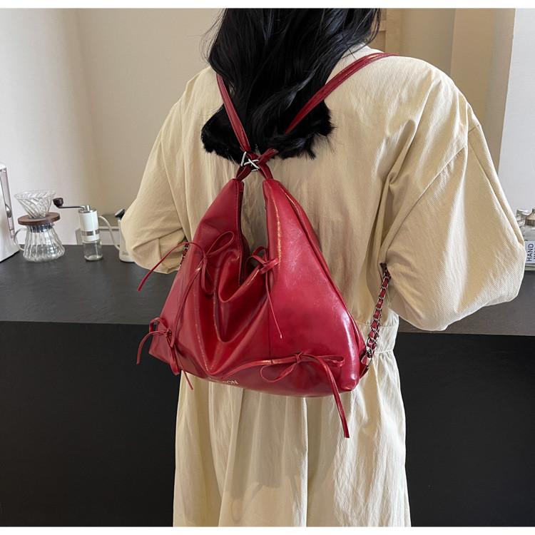 Schicke Modische Schmetterlingsknoten PU-Tragetasche Für Sommer 2024 Stilvolle Umhängetasche