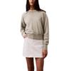 Soft Solid Color Crew Neck Cashmere Sweater Women Sweater Gray 40WL340-P7A