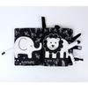 0-36M Baby Early Learning Toy Tail Cloth Book Parent-child Interactive Sound Paper Puzzle Cloth Book Rattle