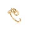 ANIA HAIE Ball 925 Silver Adjustable Size Ring R045-02