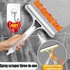 3-In-1 Multifunctional Mirrors Glass Window Wiper with Watering Can Glass Cleaning Tool Scraper Household Window Cleaning Tools