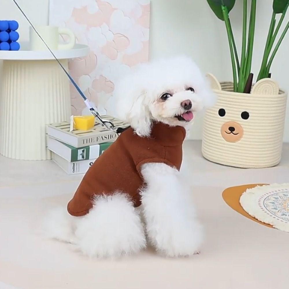 

Мягкий осенний жилет для домашних животных в скандинавском стиле, футболка с изображением домашних животных, пуловер, модный жилет для собак, свитер, осень XL фиолетовый