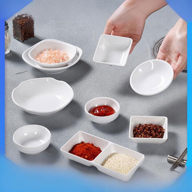 Pinmoya 9-inch Rectangular Melamine Dipping Dish