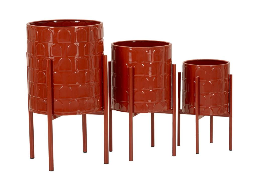 Vase Holder Archy Set 3 Pcs Cm Ø 36X56.5-30X48.5-24X37.5