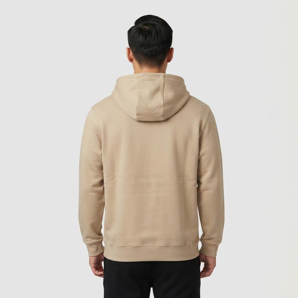 Nike Sweatshirts Men's Khaki Hooded Non Detachable Moderate