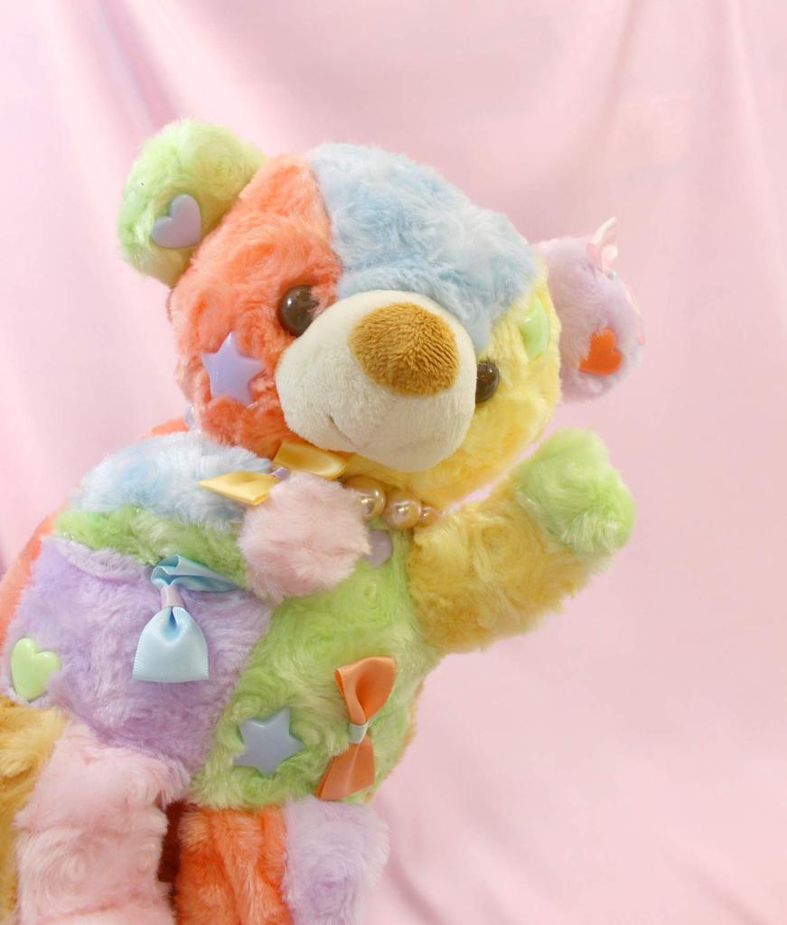 KAWAII Bear Pastel Hand Puppet