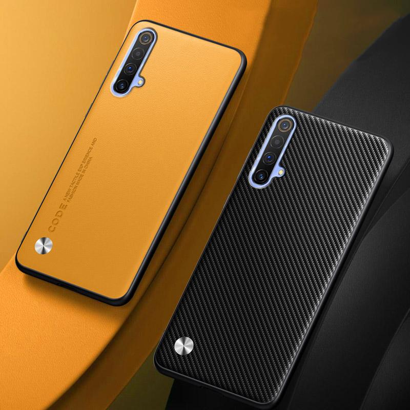 For Realme X3 SuperZoom Case Luxury PU Leather Phone Case For Realme X3 Super Zoom RealmeX3 Back Cover Silicone Full Protection