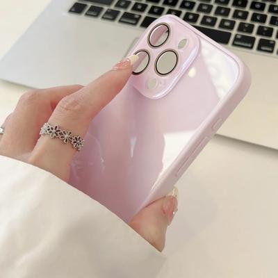 Original Gehärtetes Glas Rückseite Macaron Farbe Hülle Für Für Iphone 17 16 15 14 13 12 11 Pro Max Luxus Stoßfänger Kamera Schutz Abdeckung