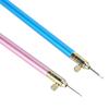 2pcs Stainless Steel French Tambour Needle Blue And Pink Sewing Tool  DIY Sewing