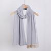 Luxury Diamond Necklace Chain Instant Bubble Chiffon Hijab Ramada Beach Summer Shawl Wrap Solid Muslim Stole Neck Snood 175*70Cm
