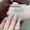 Radiant Crushed Diamond Shimmer Nail Gel 2025 - Versatile Fine Glitter Phototherapy Polish