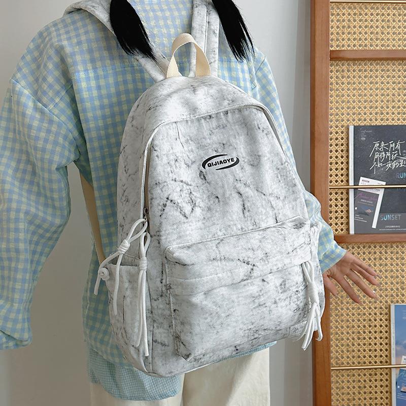 Schulranzen neuer Ins-Stil Tie-Dye-Schulranzen Damen Koreanische Version leichter Rucksack Mittelschülerin leichter Rucksack große Kapazität