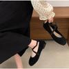 Flat Shoes Women Summer Pink Ballet Shallow Mouth Flats Sole Single Shoe Women's Soft Soled Mary Jane Shoes Pumps Zapatos