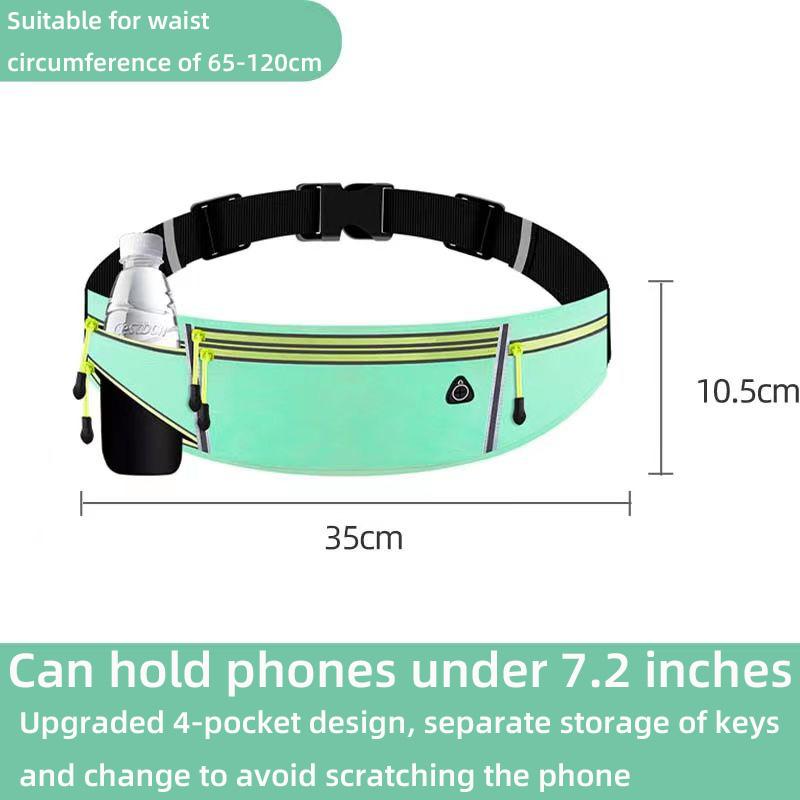 Laufausrüstung personalisierte Handytasche, 7-Zoll-Hüfttasche, ultradünne und multifunktionale Damen-Schlüsseltasche, mehrere Außentaschen
