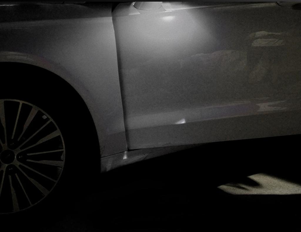 FQOD7 ANGRONG 2x LED Side Under Mirror Puddle Light For Ford Focus C-Max Kuga Mondeo Mondeo Fusion Ranger Expedition F-150 Edge S-Max