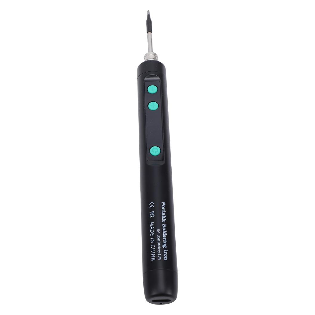 Cordless Soldering Iron Kit Portable Soldering Iron Fast Heats Up USB Rechargeable with Digital Display Adjustable