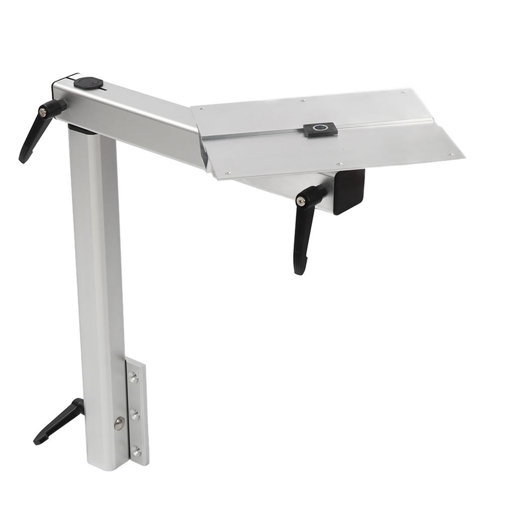 Removable Table Leg 360 Degree Rotation Height Adjustable Aluminum Alloy for Yachts RV Motorhome Silver