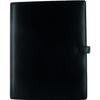 Filofax Finsbury Organizer Agenda - Black - Ø 25 Mm Ring Mechanism - A4 Format - Caviar Grain Printing
