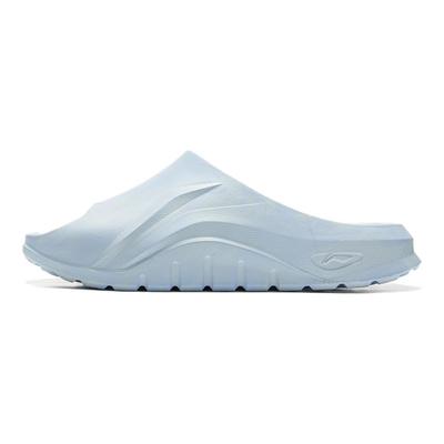Li Ning League Of Legends X Soft Clap Sandales Sliders Simples Confortables Antidérapantes à Séchage Rapide Chaussures Unisexe Bleu Ciel AGAV003-6