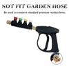 Pistolet de nettoyeur haute pression, Pistolet de nettoyeur haute pression portatif avec 4 buses de couleur, Raccord M22 15 mm