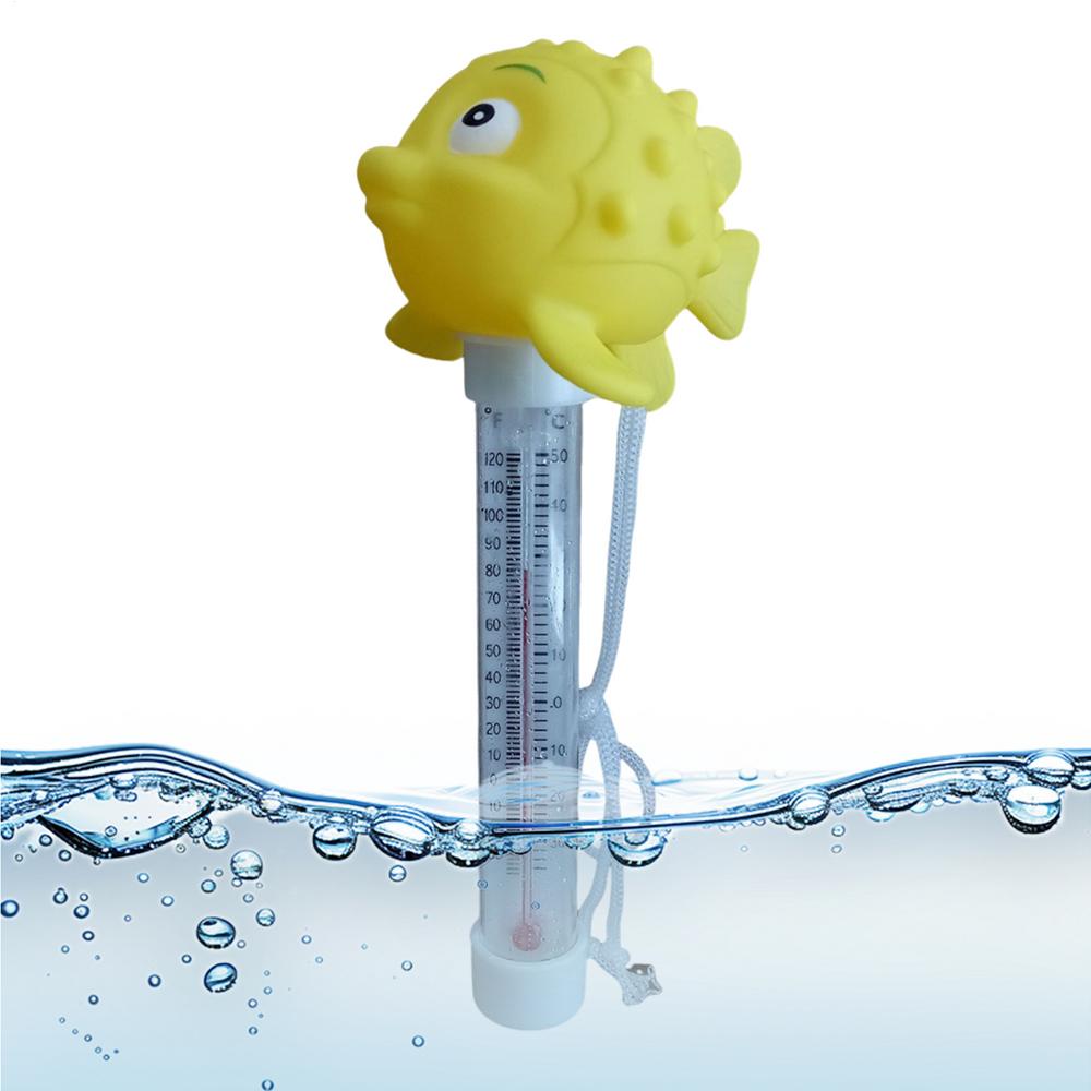 Floating Pool Temp Gauge Cute Indoor Temperature Meter Pool Floating Easy Read Temp Gauge For Cold Plunge Hot Tub Ice Bath SPA