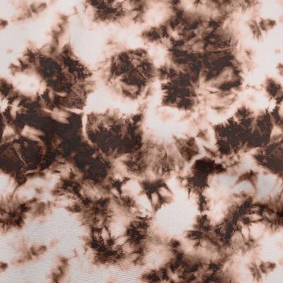 Cotton Flex Brown Fabric Asian Tie & Dye Sewing Fabric By The Yard Printed Diy Clothing Sewing Supplies 40 Inch