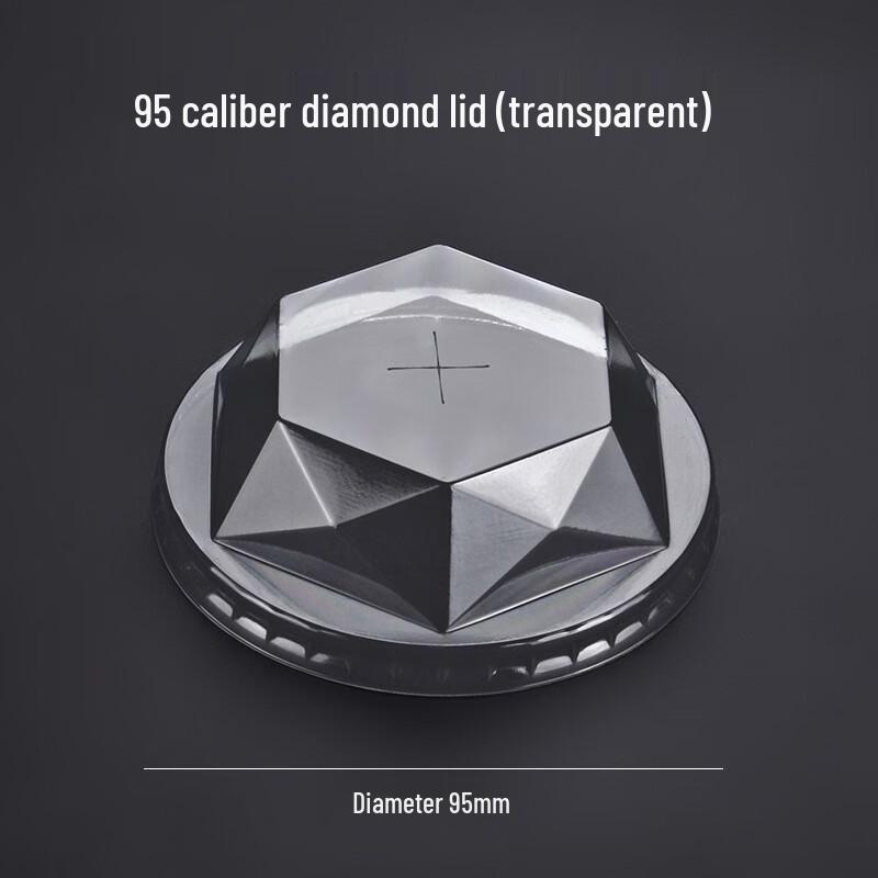 WS Disposable 95mm U-Shape Bubble Tea Cups & Lids