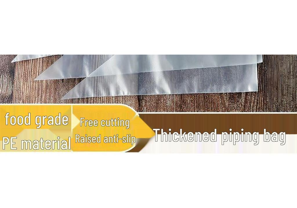 Thickened Food-Grade Disposable Piping Bag for Baking and Cookie Decorating