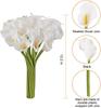 20Pcs Real Touch Calla Lily Artificial Flowers Calla Lily Bouquet For Wedding Bouquet Bridal Home Flower Decoration