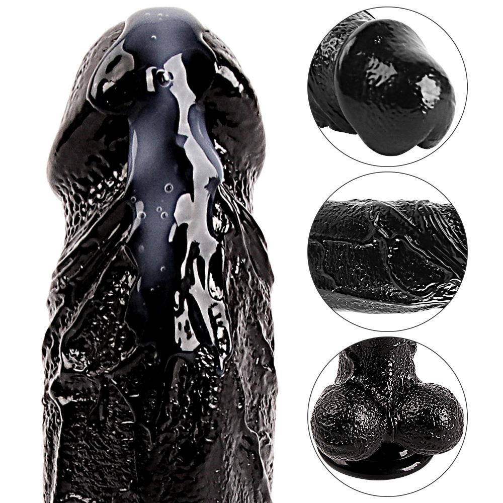 Silicone Realistic Dildo Women's Lesbian Rubber Dildo with Suction Cup Big Dick Penis Sexy Adult Toy