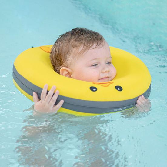 Baby Swim Neck Float Non-Inflatable Anti-overturn Adjustable Summer Swimming Pool 0-6 Months