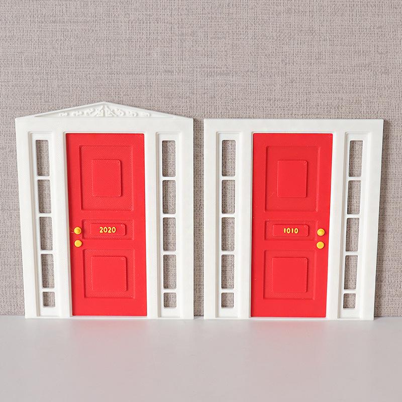 Miniature Handmade Dollhouse Doorway Decor Ornament