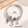 1PC Women's Fashion Multi Element Beaded Ship Anchor Owl Lock Bracelet Date Travel Banquet Party Festival Dress Up Gift