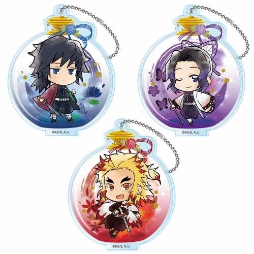 Demon Slayer: Kimetsu no Yaiba Tojikore Acrylic Keychain Vol.2 -Flowers, Birds, Wind and Moon- BOX Product 1 BOX = 9 pieces, total 9 types