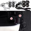 Alloy Car Wheel Tire Valve Caps Stem Cover With Keychain For Dodge CALIBER CARAVAN Challenger CHARGER DART RAM SRT SXT Viper U111
