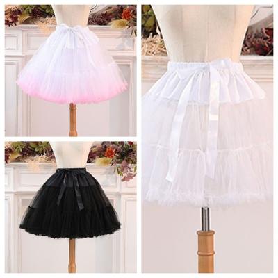 Multilayer Lolita Petticoat Mesh Cosplay Crinoline Underskirt Petticoats for Wedding  Party