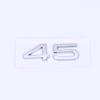 30 35 40 45 50 55 rear trunk displacement number mark car stickers for 136a A4L A5 Q357 A8L refit labels fender side digitala136