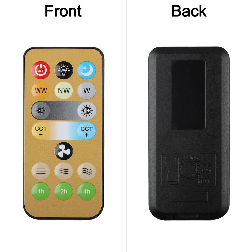 Easily Modify Brightness with Dual Pack of For E27 Ceiling Fan Remotes