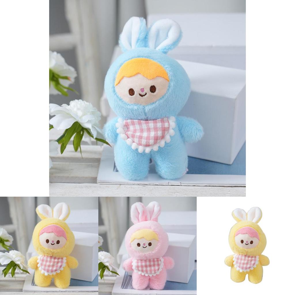 Cute Bunny Plush Toy Keychain With Pp Cotton Filling For Kids And Baby Accessories