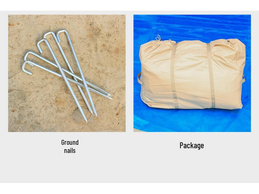 Large Anti-Freeze, No-Assembly Inflatable Tent for All Seasons – Moisture-Proof & Portable