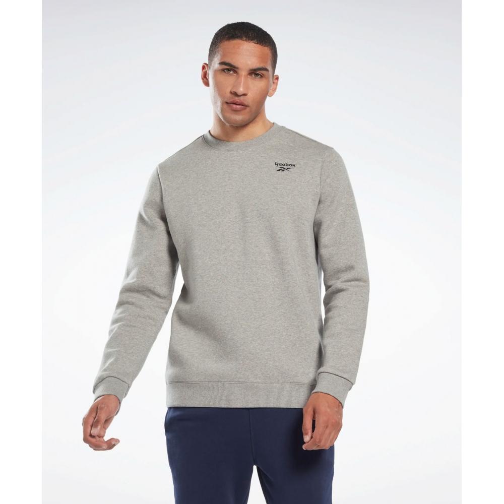 

Толстовка REEBOK Small Vector Brushed Серая HS7117 S