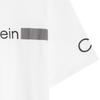 Calvin Klein Comfortable Commuting Minimalist Letter Print Cotton Basic Short Sleeve T-Shirt Men Tops Moonlight-White 40IC861