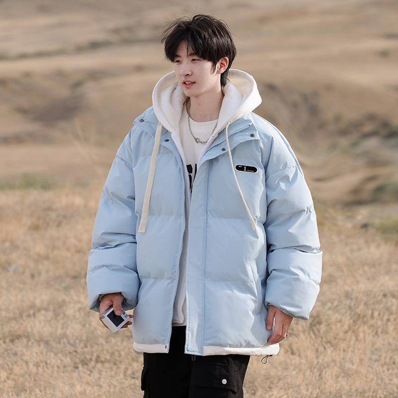 Men's Thickened Winter Cotton-Padded Jacket - 2025 Trendy Two-Piece-Style Coat