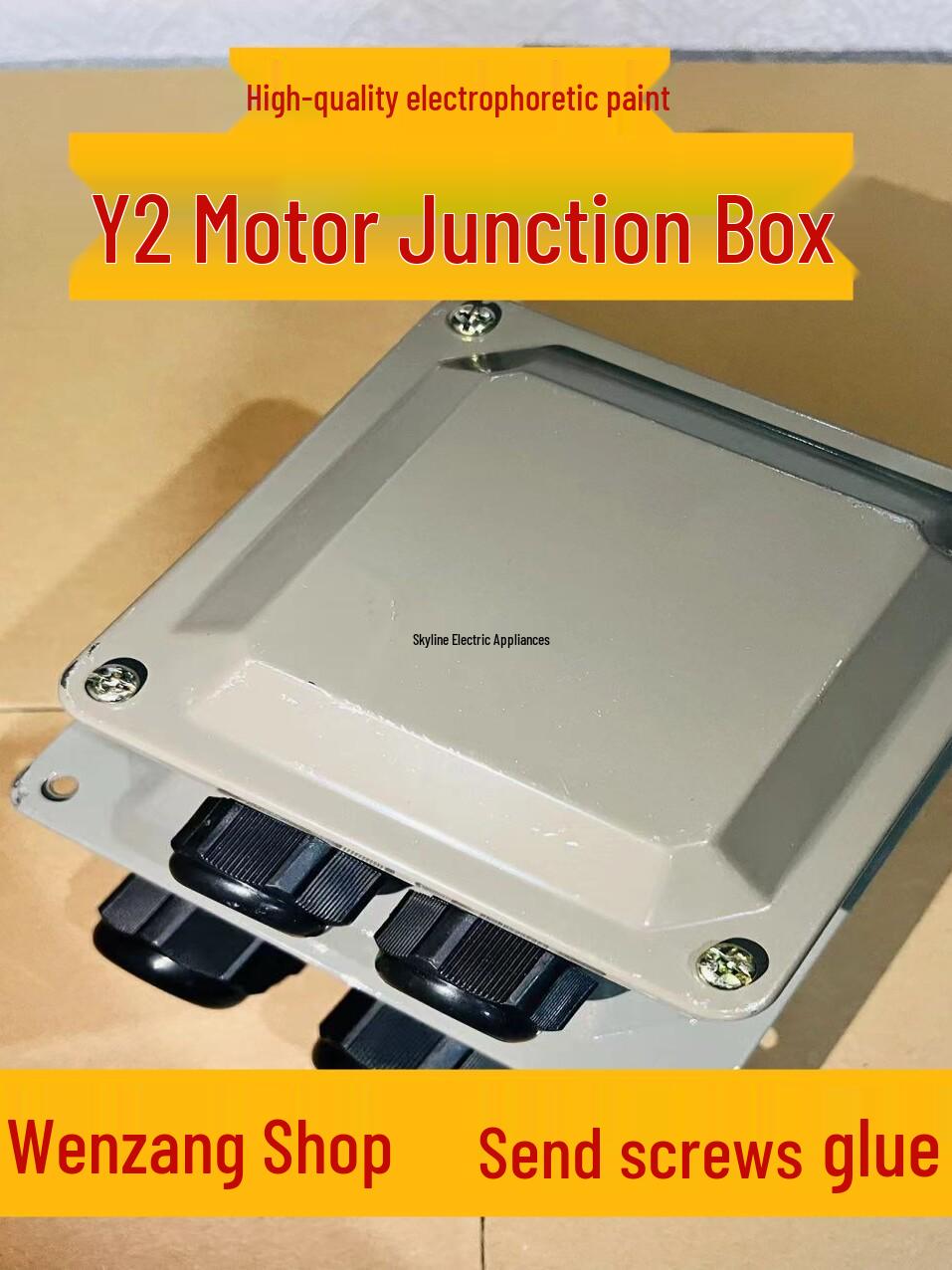 

Electrophoretic Paint Motor Junction Box with Thickened Cable Compartment: YE2-132/160/200/355 - 18.5KW/22KW Includes 4 Top Cover Screws