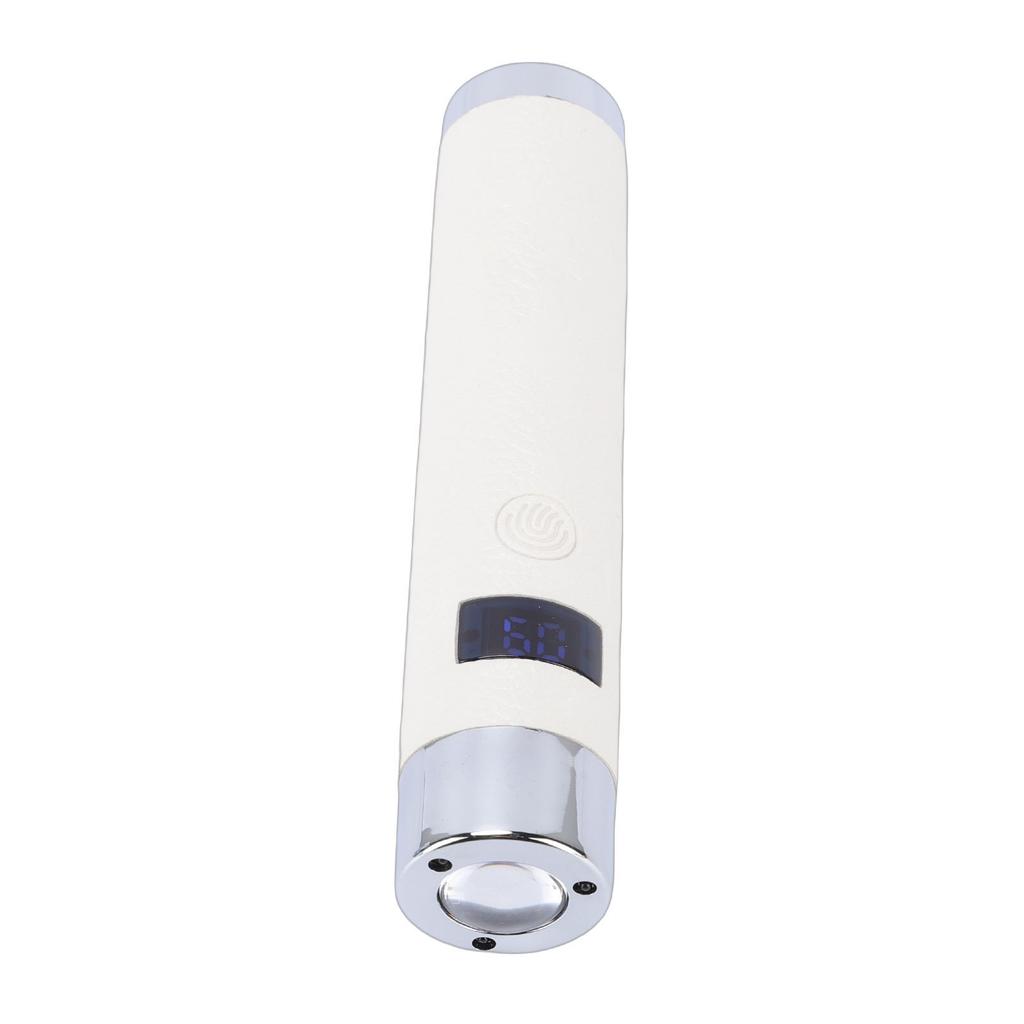 Handheld Nail Light with Gooseneck Magnetic Stand Cordless Rechargeable Auto Sensor Nail Lamp White