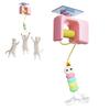 Cat Toy Interactive Electric Toy High-Strength Plastic Simulates Real Prey Toy with 1.8M Rope