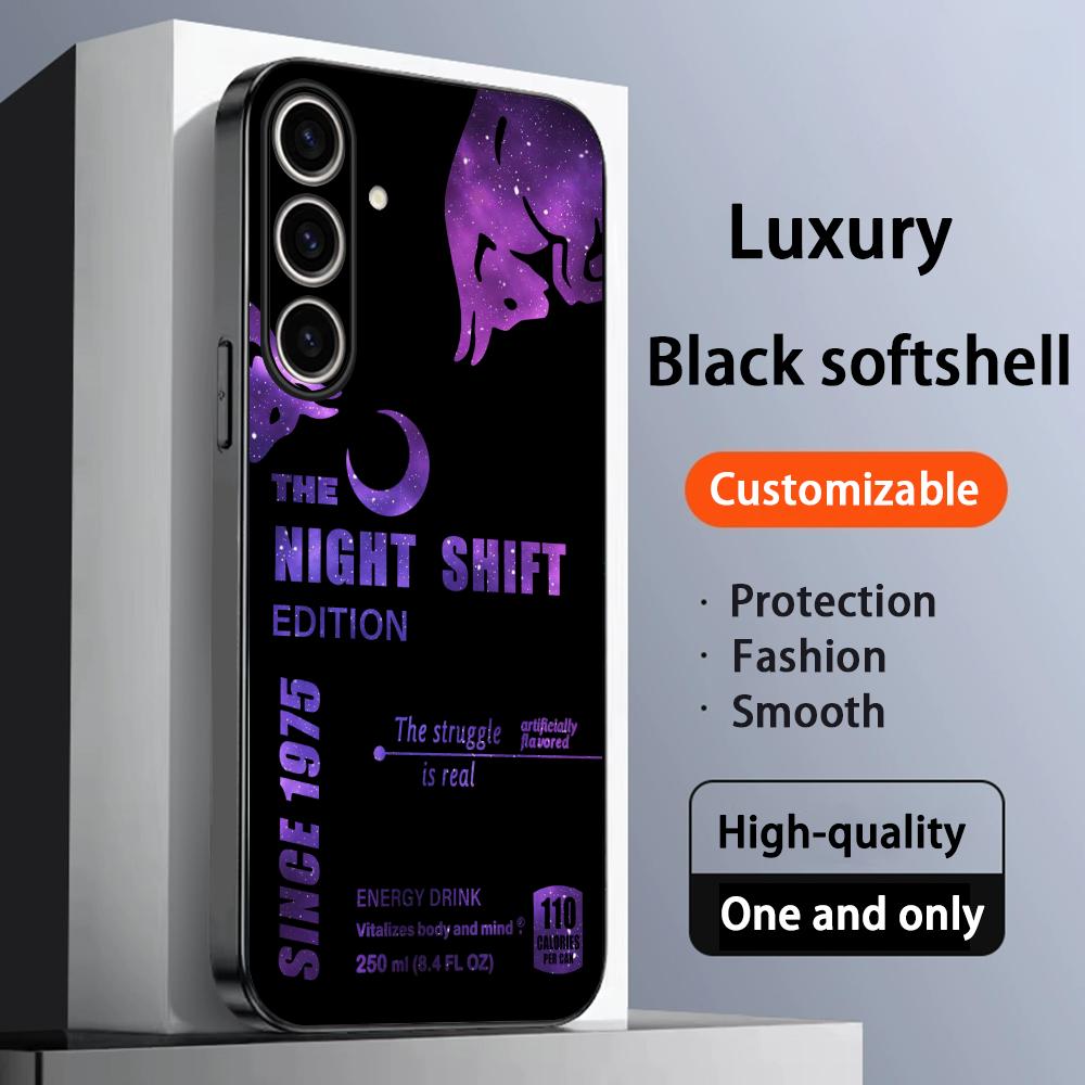 Θήκη Κινητού Star Bull Energy Drink νυχτερινή βάρδια Για Samsung Galaxy S26 S25 S24 S23 S22 S21 Plus Ultra Note20 Μαλακή Μαύρη